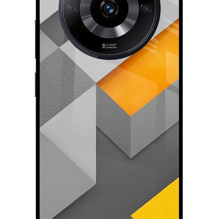 Abstract Realme Narzo 60 5G Glass Case Back Cover by Casekaro