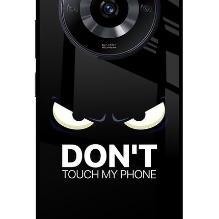 Don'T Touch My Phone Realme Narzo 60 5G Glass Case Back Cover by Casekaro