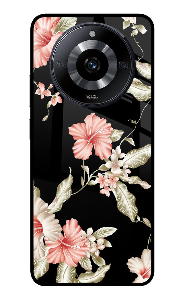 Flowers Realme Narzo 60 5G Glass Case Back Cover by Casekaro