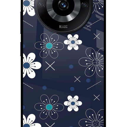 Flowers Realme Narzo 60 5G Glass Case Back Cover by Casekaro
