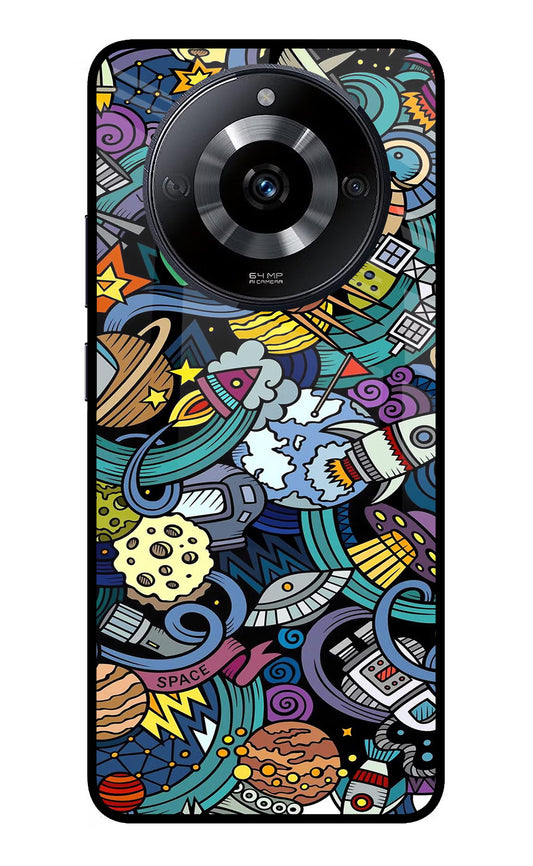 Space Abstract Realme Narzo 60 5G Glass Case