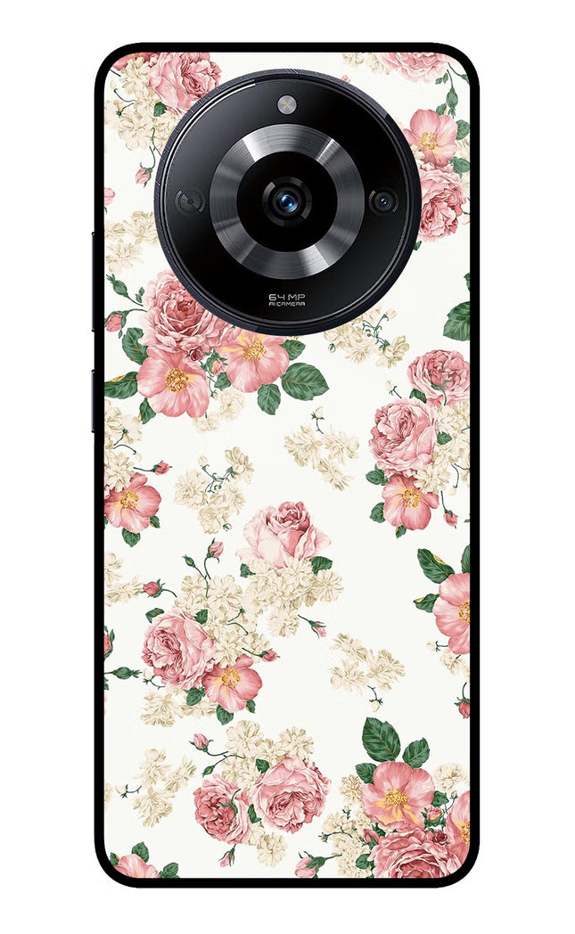 Flowers Realme Narzo 60 5G Glass Case Back Cover by Casekaro