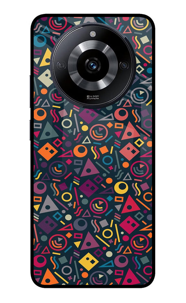 Geometric Abstract Realme Narzo 60 5G Glass Case Back Cover by Casekaro