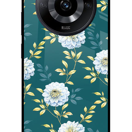 Flowers Realme Narzo 60 5G Glass Case Back Cover by Casekaro