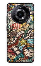 Cinema Abstract Realme Narzo 60 5G Glass Case Back Cover by Casekaro