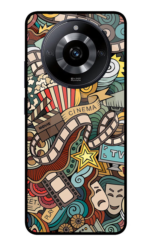 Cinema Abstract Realme Narzo 60 5G Glass Case Back Cover by Casekaro