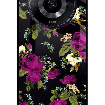 Flowers Realme Narzo 60 5G Glass Case Back Cover by Casekaro