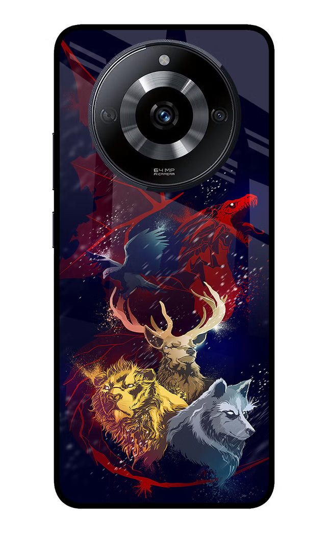 Game Of Thrones Realme Narzo 60 5G Glass Case Back Cover by Casekaro