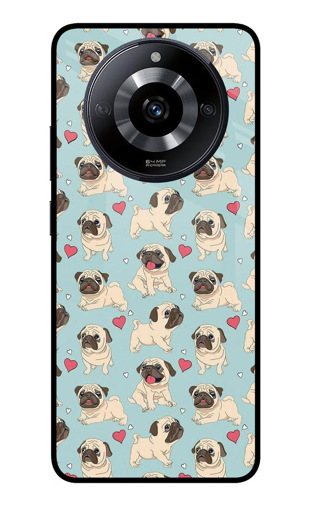 Pug Dog Realme Narzo 60 5G Glass Case Back Cover by Casekaro