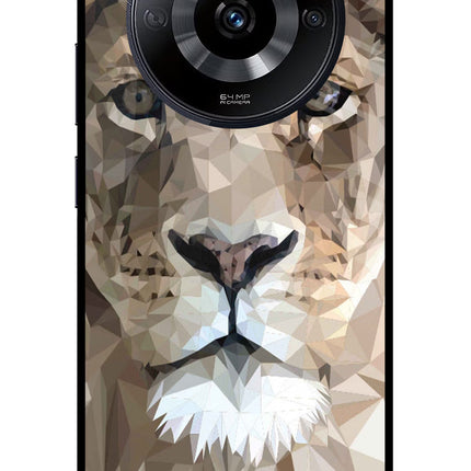 Lion Art Realme Narzo 60 5G Glass Case Back Cover by Casekaro