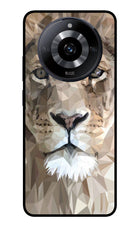 Lion Art Realme Narzo 60 5G Glass Case Back Cover by Casekaro