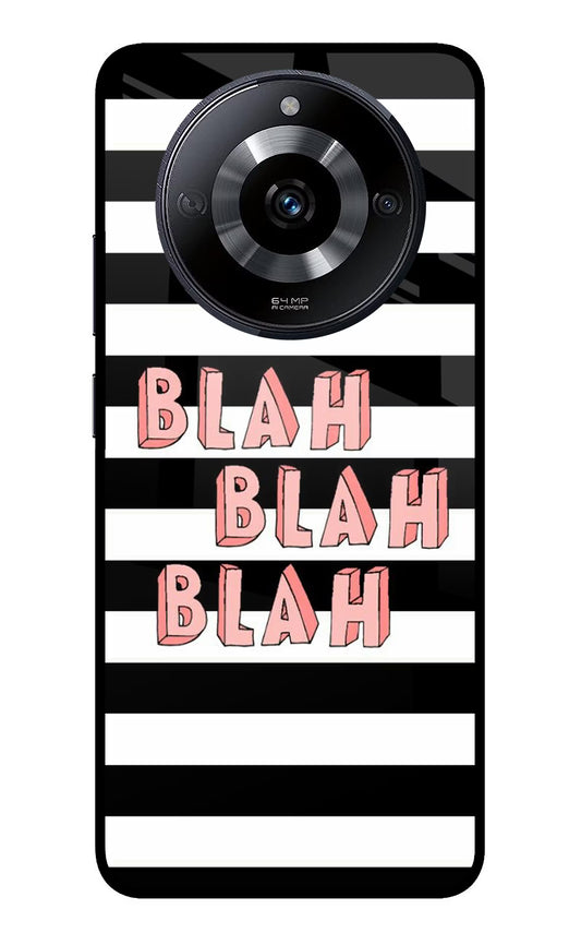 Blah Blah Blah Realme Narzo 60 5G Glass Case