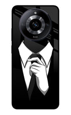 Black Tie Realme Narzo 60 5G Glass Case Back Cover by Casekaro
