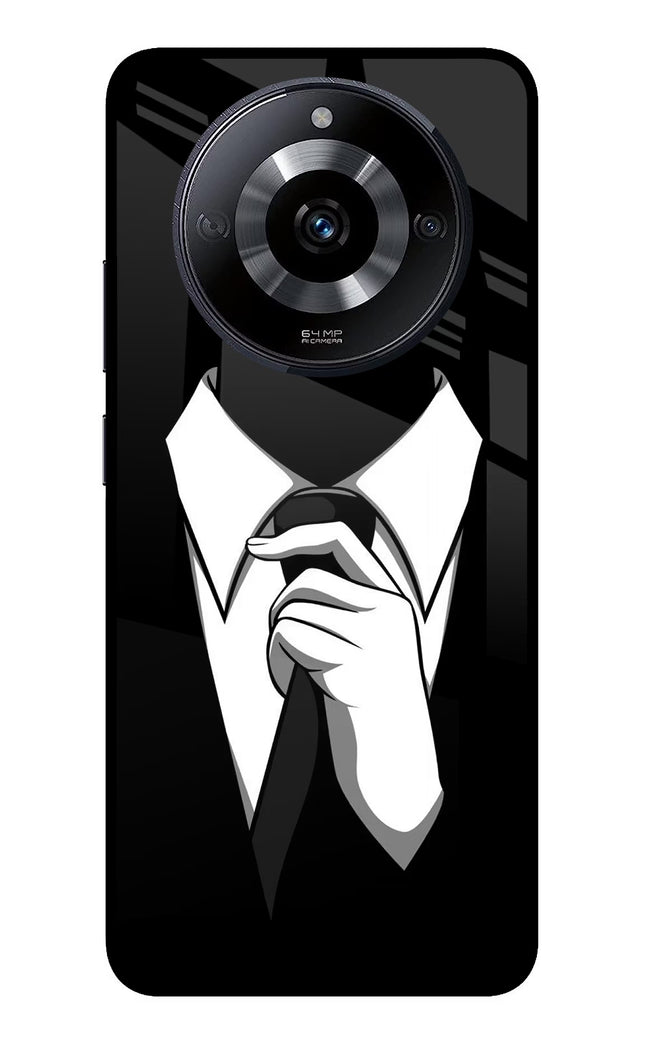 Black Tie Realme Narzo 60 5G Glass Case Back Cover by Casekaro