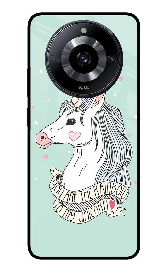 Unicorn Wallpaper Realme Narzo 60 5G Glass Case Back Cover by Casekaro