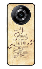 I Solemnly swear that i up to no good Realme Narzo 60 5G Glass Case Back Cover by Casekaro