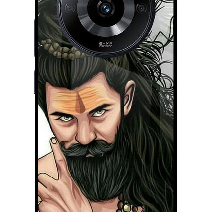 Mahadev Realme Narzo 60 5G Glass Case Back Cover by Casekaro