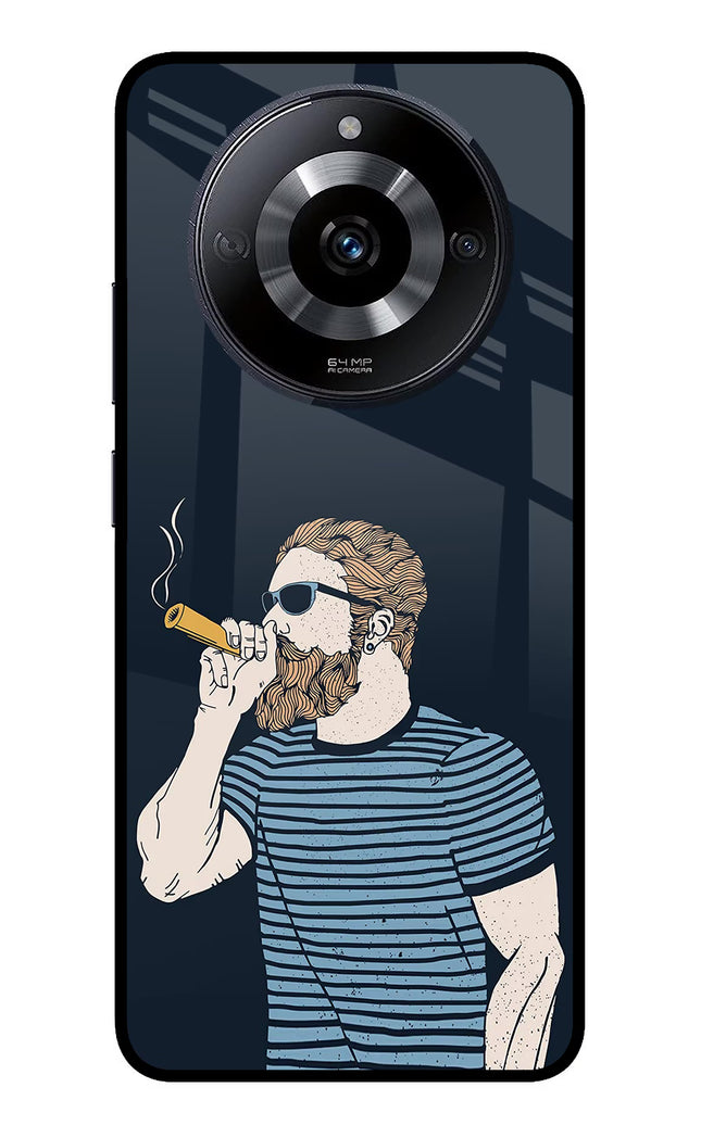 Smoking Realme Narzo 60 5G Glass Case Back Cover by Casekaro