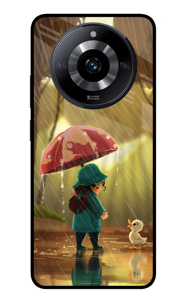 Rainy Day Realme Narzo 60 5G Glass Case Back Cover by Casekaro