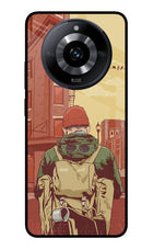 Adventurous Realme Narzo 60 5G Glass Case Back Cover by Casekaro