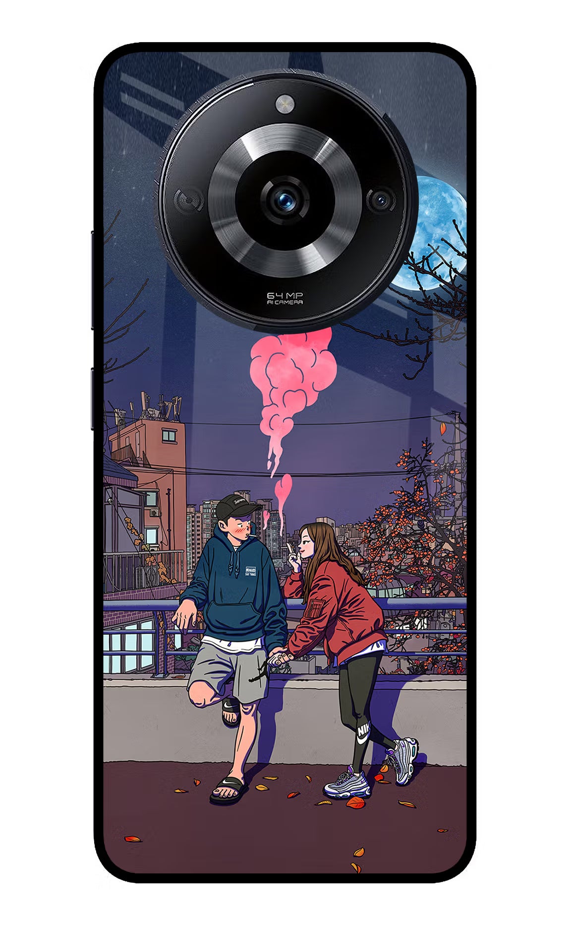 Chilling Couple Realme Narzo 60 5G Glass Case