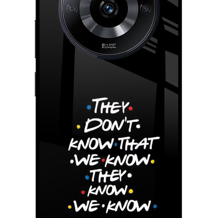 FRIENDS Dialogue Realme Narzo 60 5G Glass Case Back Cover by Casekaro