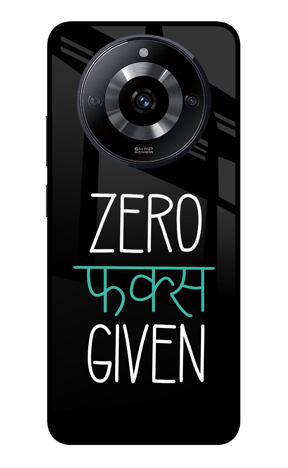 Zero Fucks Given Realme Narzo 60 5G Glass Case