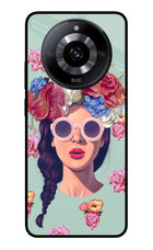 Pretty Girl Realme Narzo 60 5G Glass Case Back Cover by Casekaro