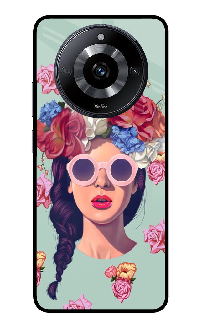 Pretty Girl Realme Narzo 60 5G Glass Case Back Cover by Casekaro