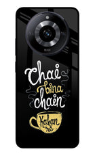 Chai Bina Chain Kaha Re Realme Narzo 60 5G Glass Case Back Cover by Casekaro