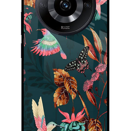 Birds Realme Narzo 60 5G Glass Case Back Cover by Casekaro