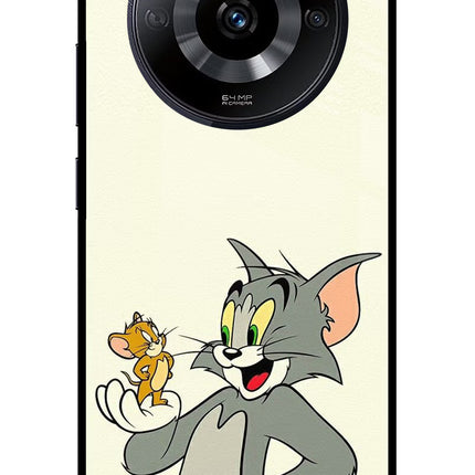 Tom & Jerry Realme Narzo 60 5G Glass Case Back Cover by Casekaro