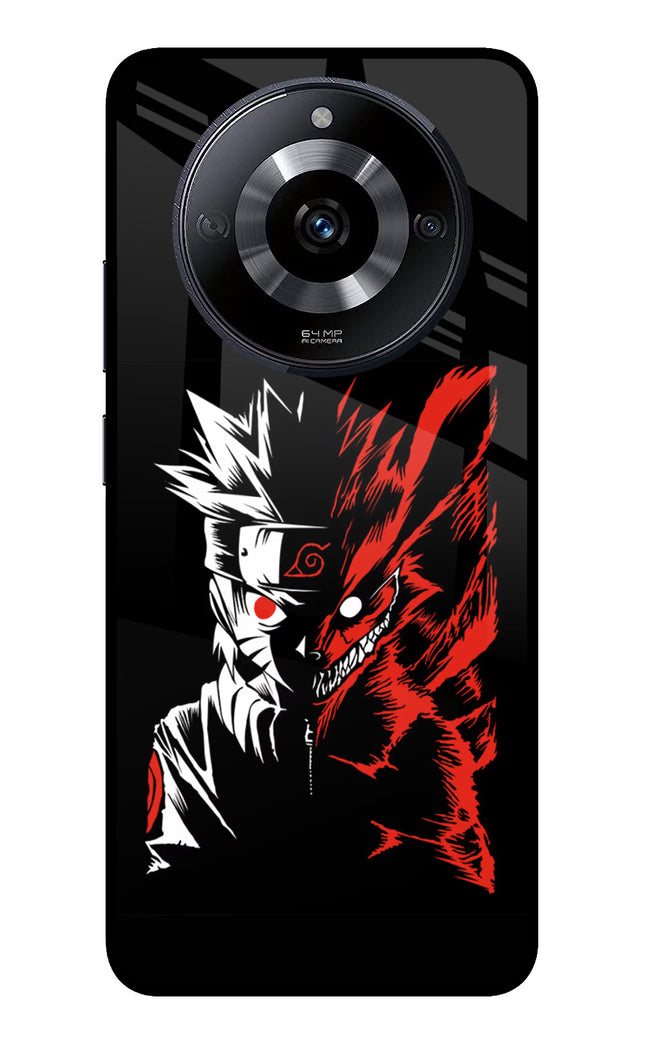 Naruto Two Face Realme Narzo 60 5G Glass Case Back Cover by Casekaro