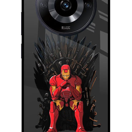 Ironman Throne Realme Narzo 60 5G Glass Case Back Cover by Casekaro