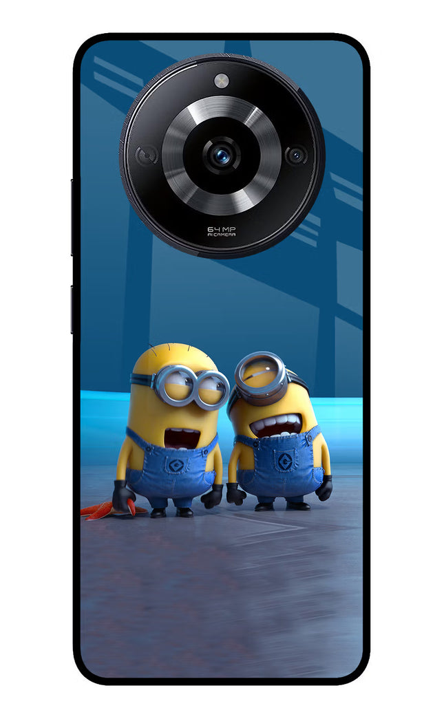 Minion Laughing Realme Narzo 60 5G Glass Case Back Cover by Casekaro