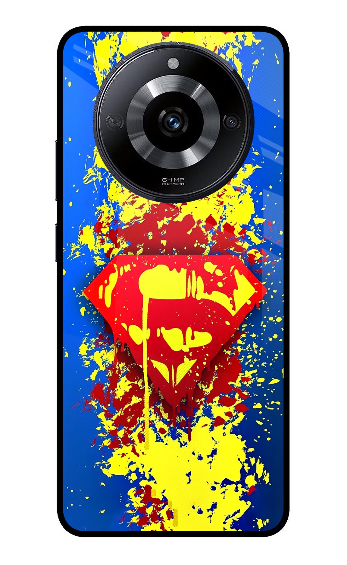 Superman logo Realme Narzo 60 5G Glass Case