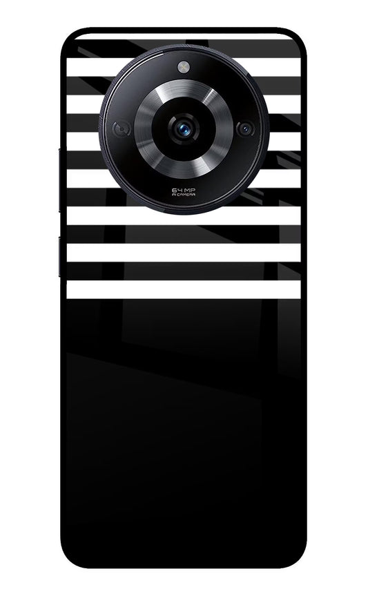 Black and White Print Realme Narzo 60 5G Glass Case