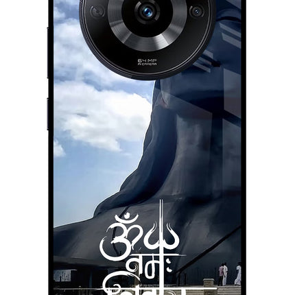 Om Namah Shivay Realme Narzo 60 5G Glass Case Back Cover by Casekaro