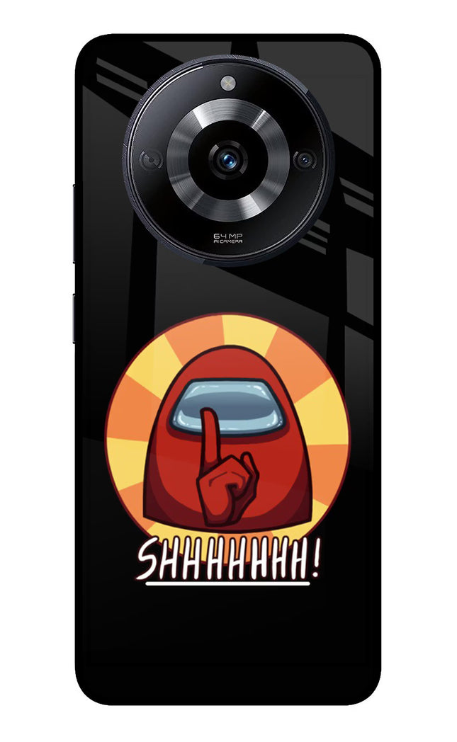 Among Us Shhh! Realme Narzo 60 5G Glass Case Back Cover by Casekaro