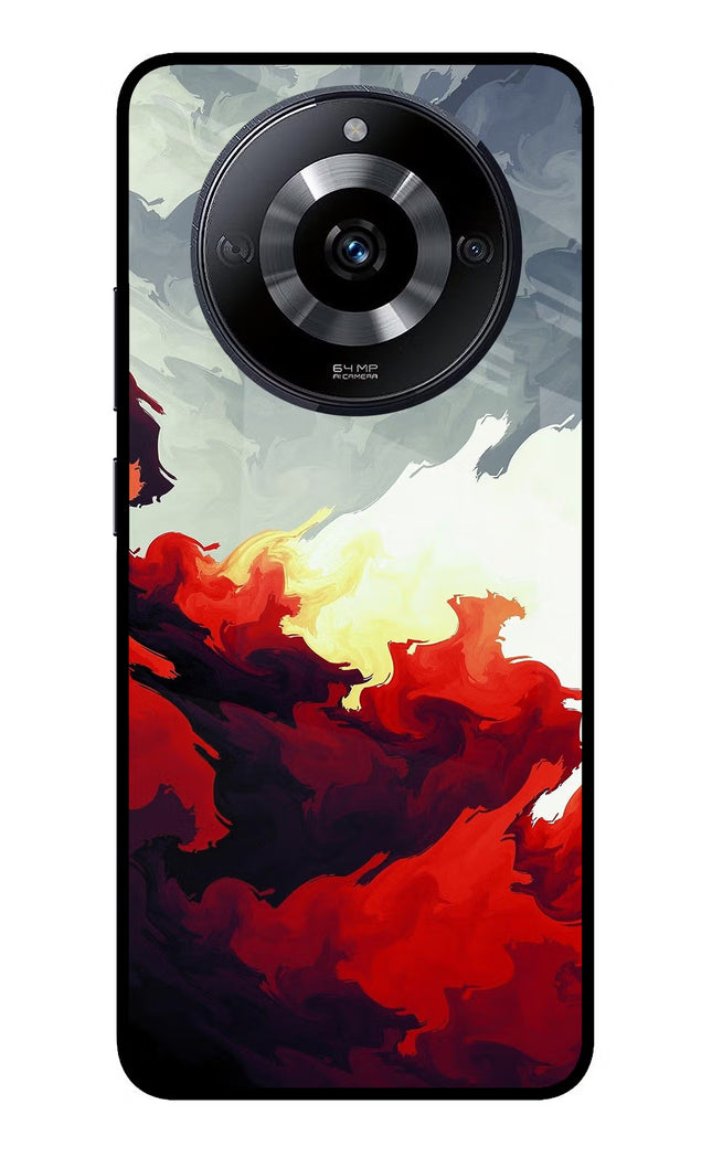 Fire Cloud Realme Narzo 60 5G Glass Case Back Cover by Casekaro
