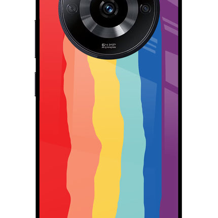 Rainbow Realme Narzo 60 5G Glass Case Back Cover by Casekaro