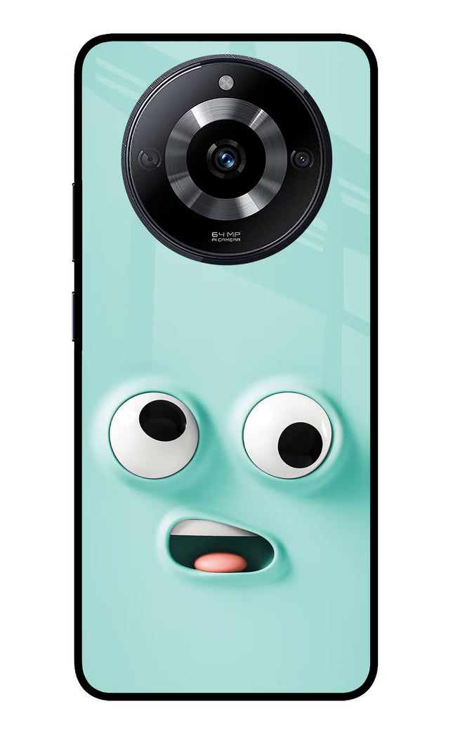 Funny Cartoon Realme Narzo 60 5G Glass Case Back Cover by Casekaro