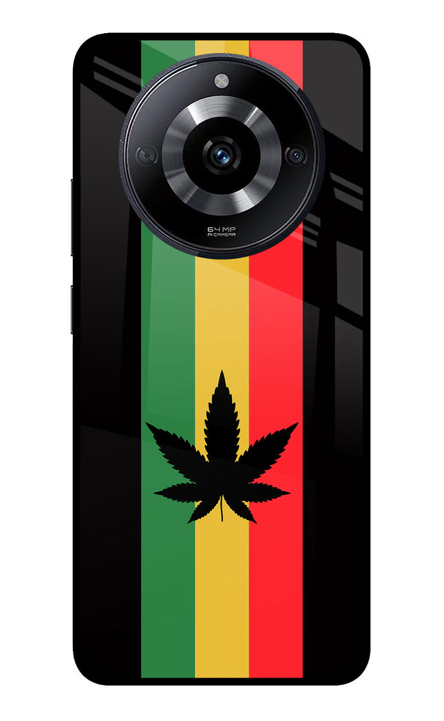 Weed Flag Realme Narzo 60 5G Glass Case Back Cover by Casekaro