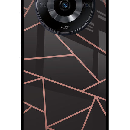 Geometric Pattern Realme Narzo 60 5G Glass Case Back Cover by Casekaro