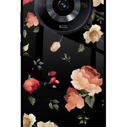 Flowers Realme Narzo 60 5G Glass Case Back Cover by Casekaro