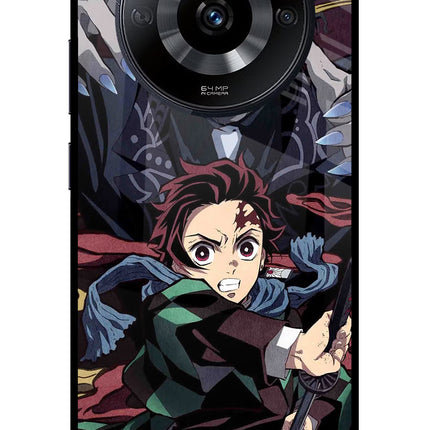 Demon Slayer Realme Narzo 60 5G Glass Case Back Cover by Casekaro