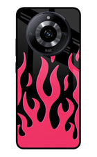 Fire Flames Realme Narzo 60 5G Glass Case Back Cover by Casekaro