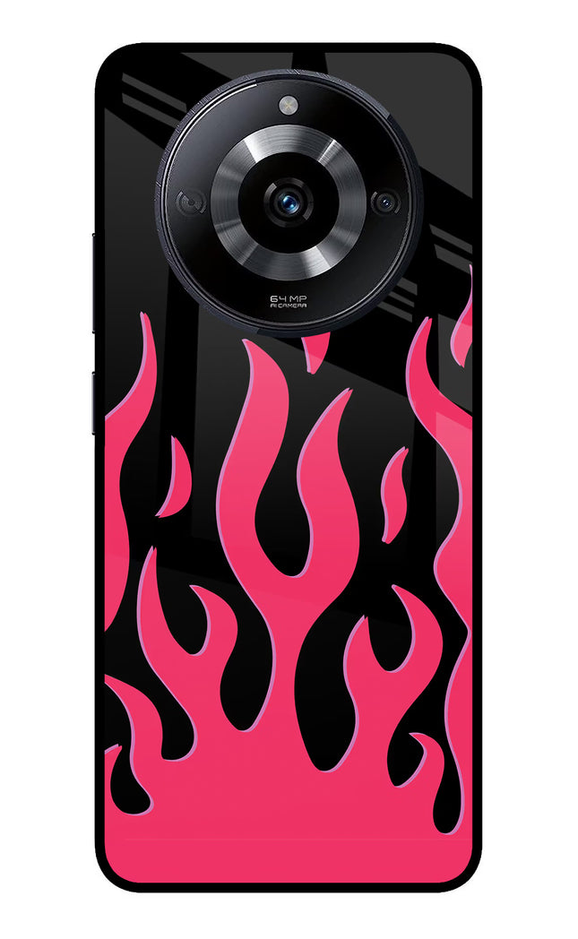 Fire Flames Realme Narzo 60 5G Glass Case Back Cover by Casekaro
