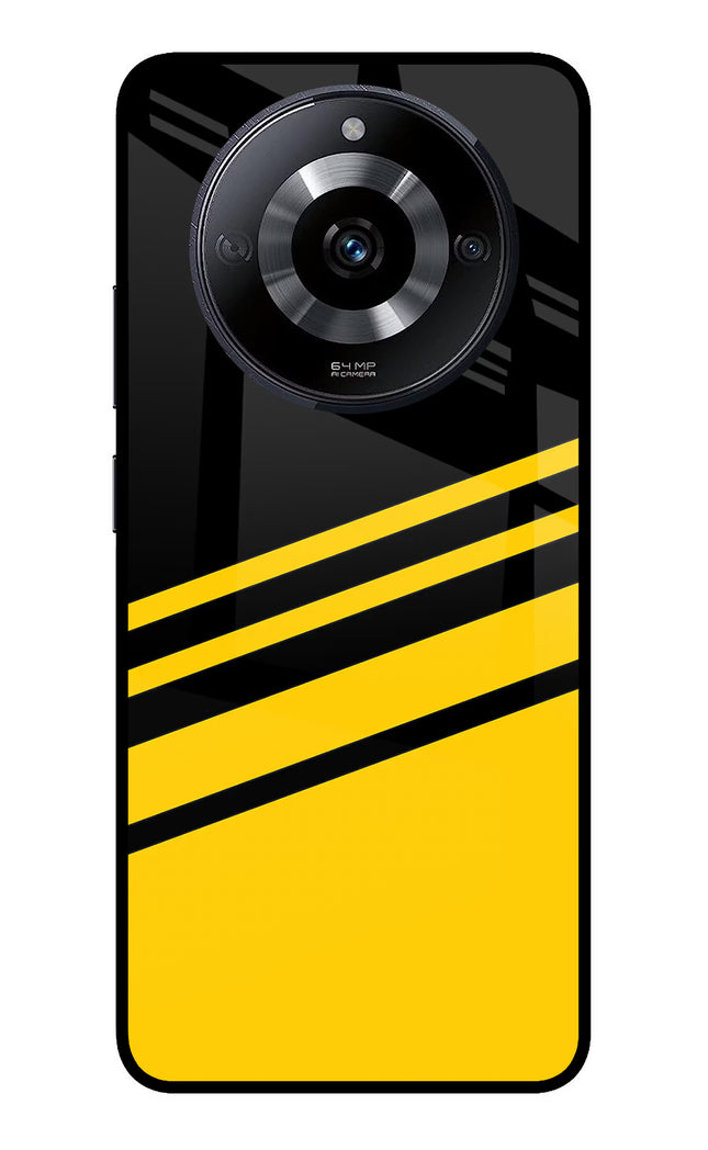 Yellow Shades Realme Narzo 60 5G Glass Case Back Cover by Casekaro