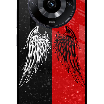 Wings Realme Narzo 60 5G Glass Case Back Cover by Casekaro